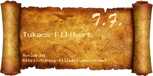 Tukacs Filibert névjegykártya
